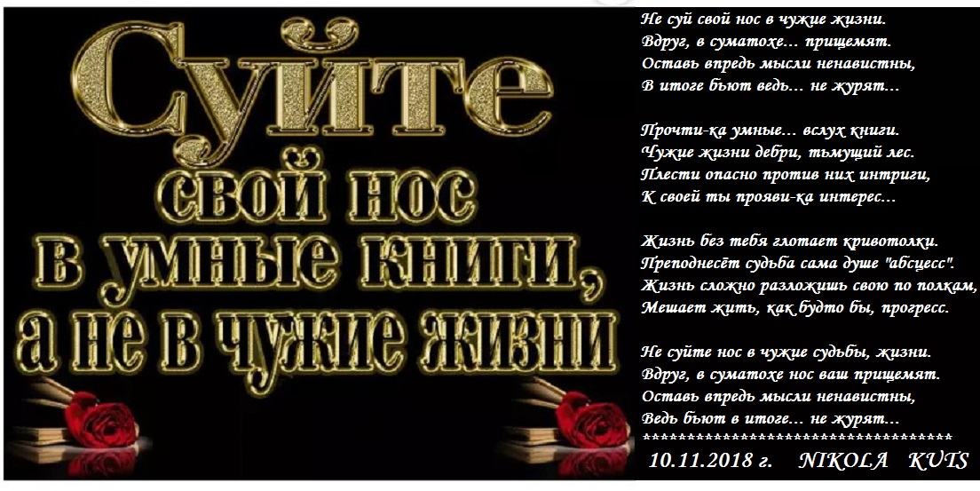 Сующие нос не в свои дела