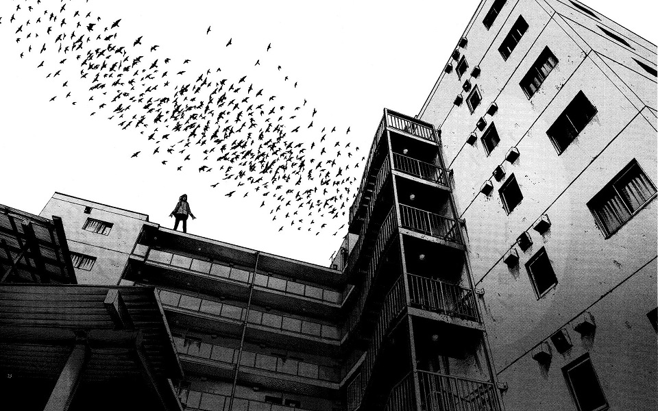 Человек на крыше