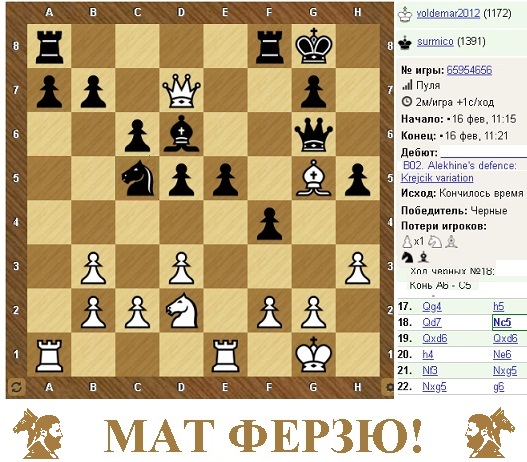 Мат ферзю!