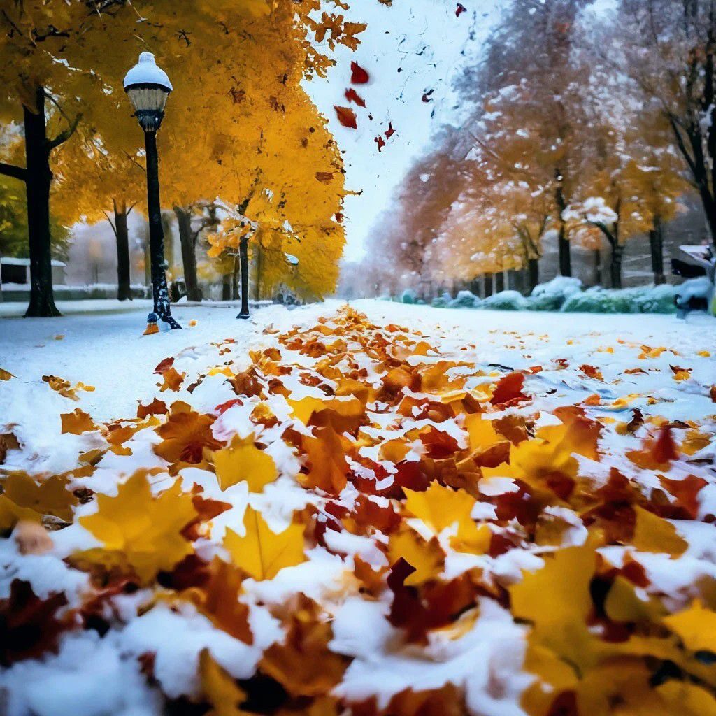 А снег не знал, что падал рано..