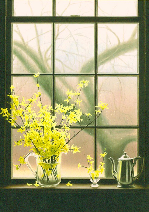 Весна стояла за окном