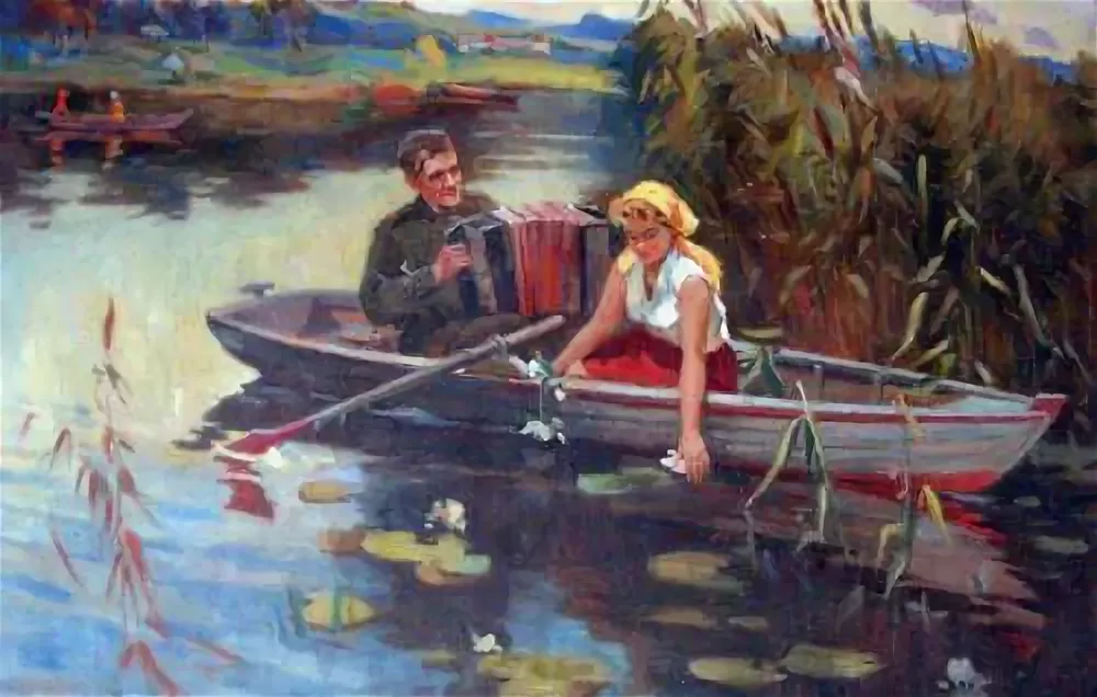 Лодка и музыканты