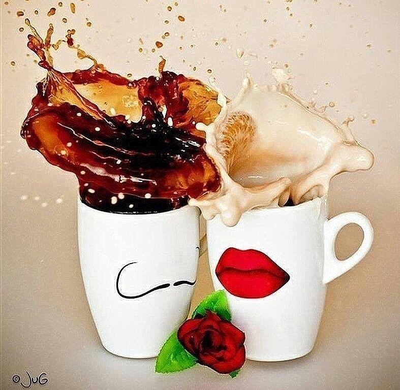 Нарисуй мне в чаше с шоколадом