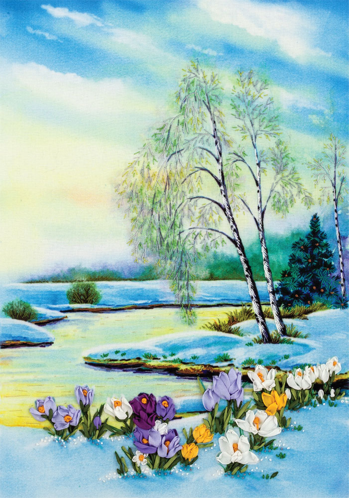 природа весной рисунки приезду