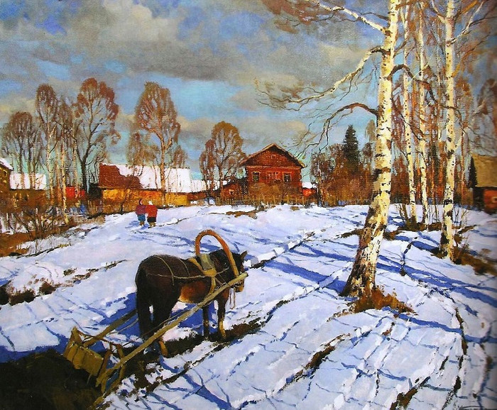 Весной, как птица оживаю