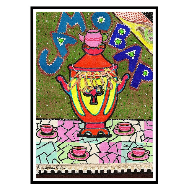 Рисунок Самовар