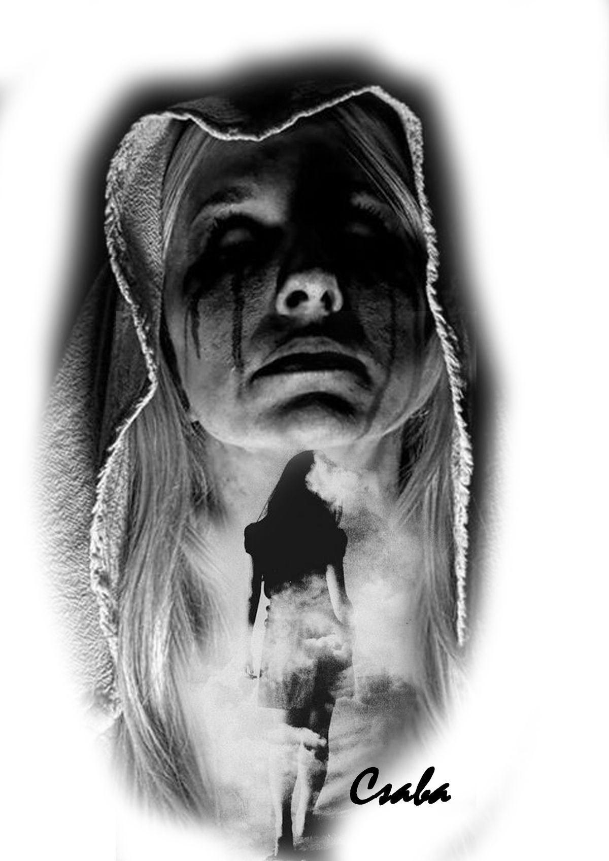 Смерть в капюшоне эскиз