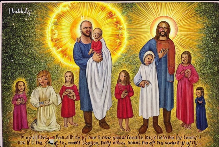 Семья, очаг святой