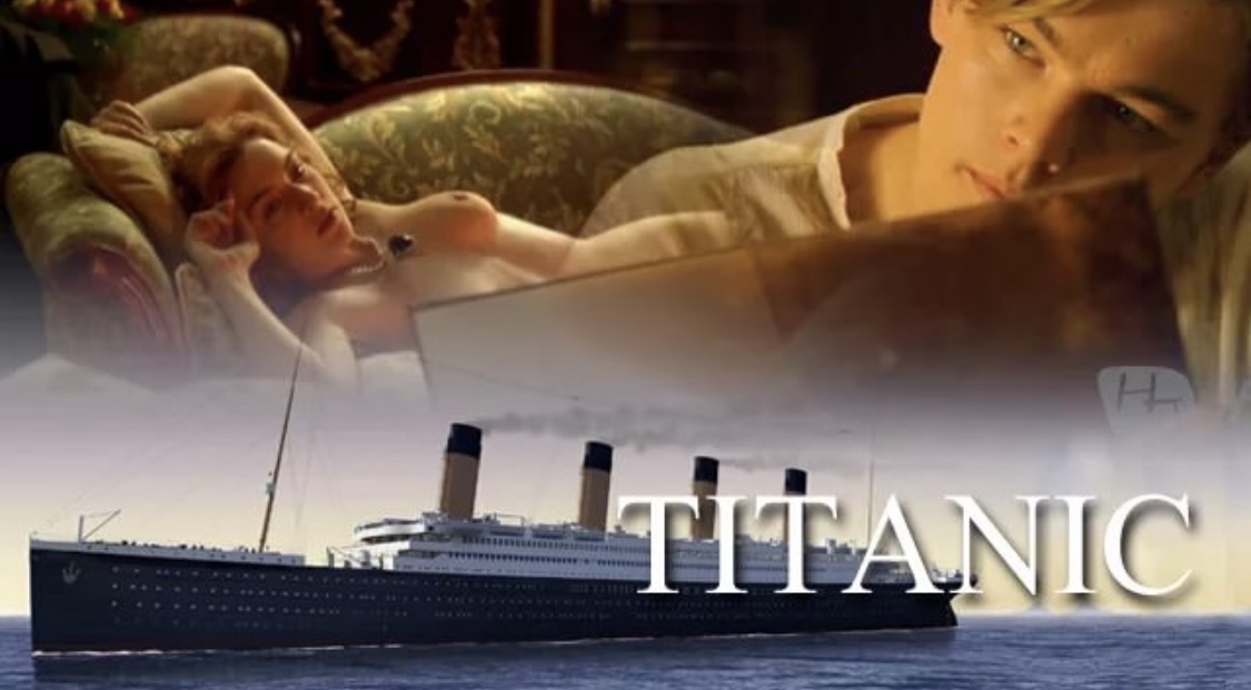 Саундтрек из титаника. Ди Каприо рисует Титаник.