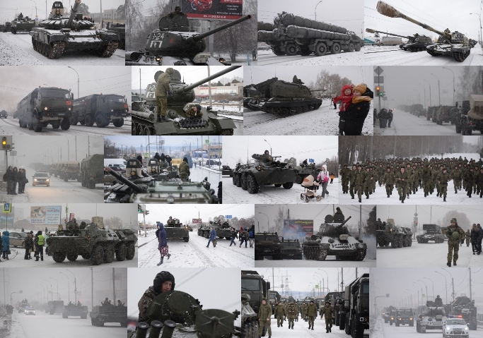 Снова танки прорывают горно-снежный март...