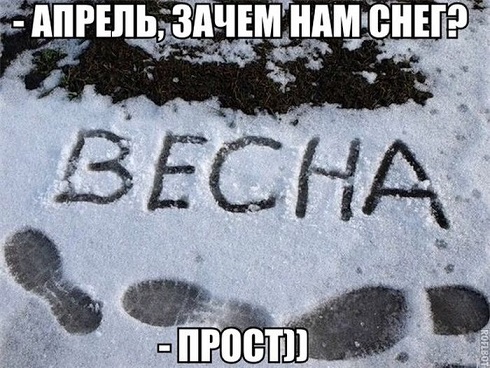 Серый день сегодня у весны