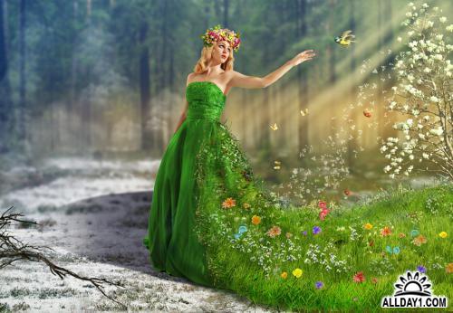 Красавица весна! Зинаида Торопчина