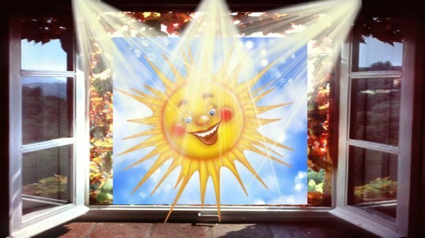 Лицезрею в небе солнце