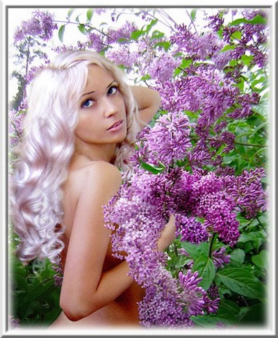 Девушка Сирень