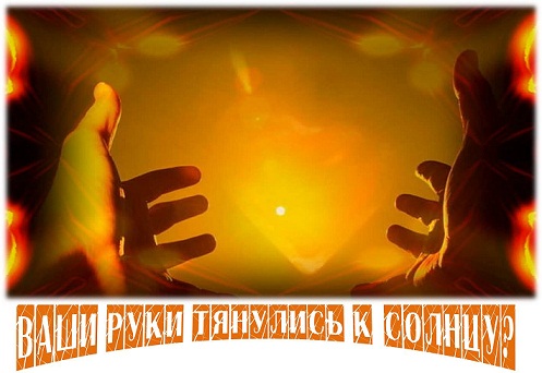 Я тянулась за солнцем...