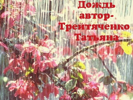 Дождь вышел на минутку погулять..