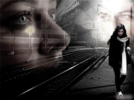 Девчонка на перроне