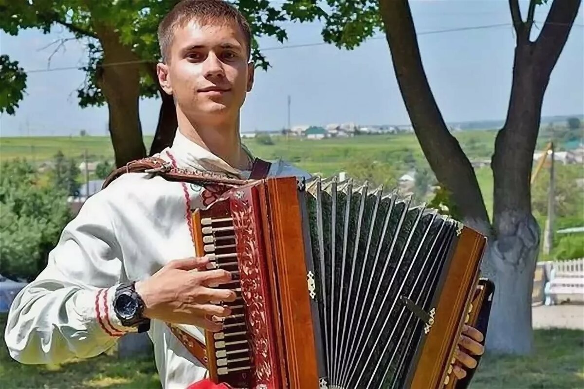 Русский баянист народные песни