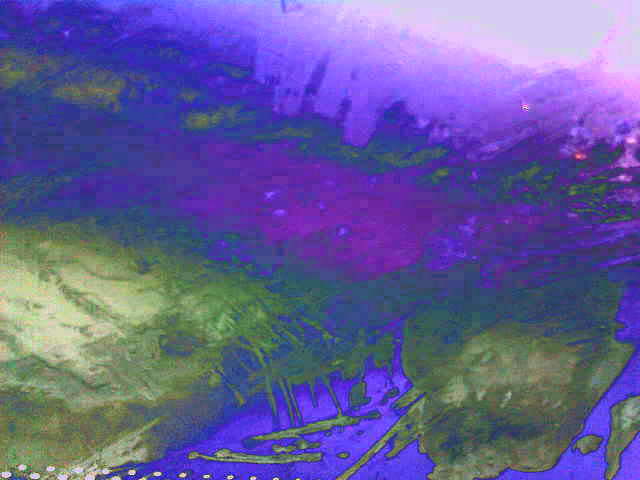 Ползёт по краешку заката