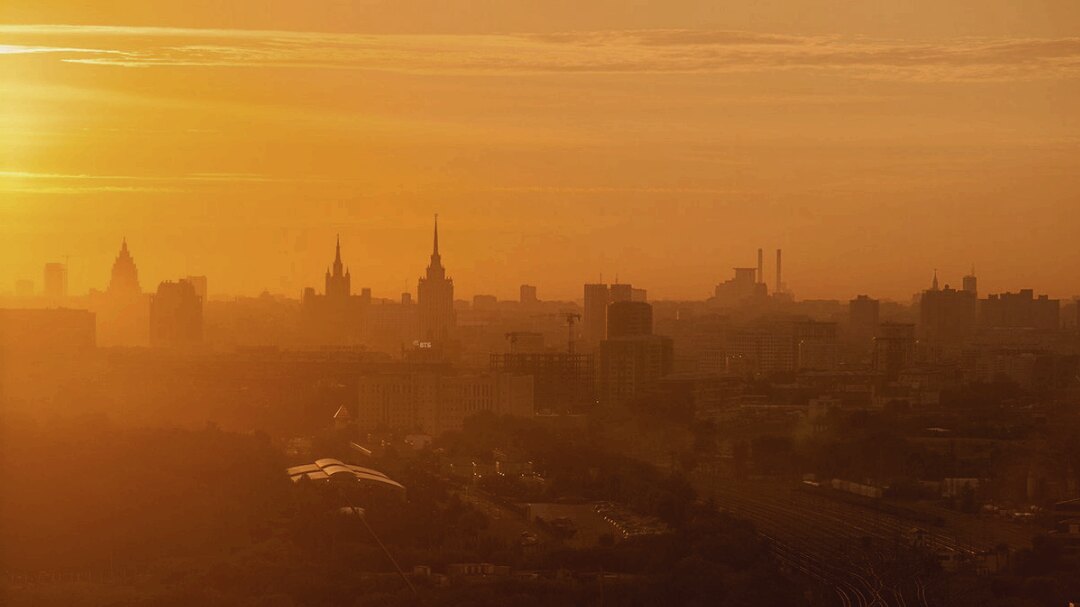 Москва рассвет