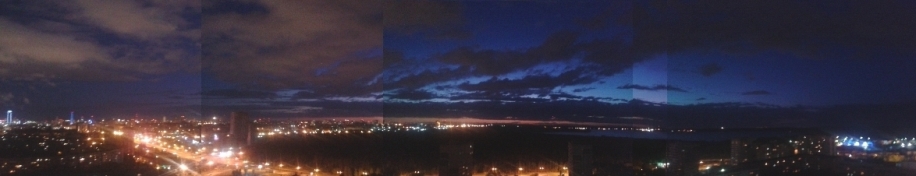 Полпервого ночи. Лучится простор...