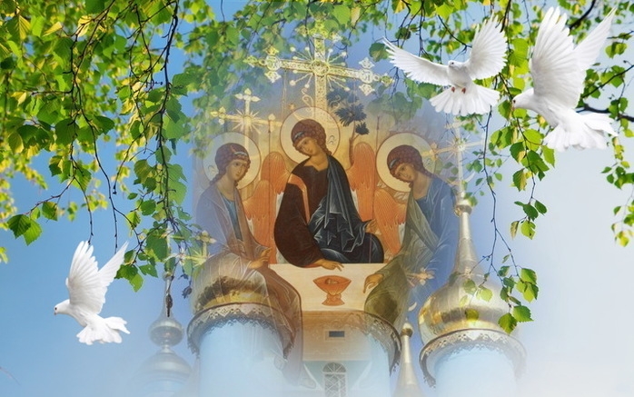 На Троицу мы в храм ходили