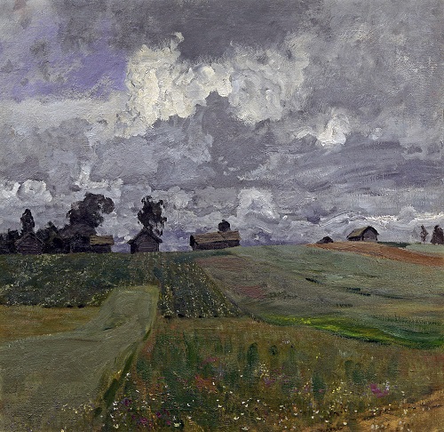 Бурный день 1897г. худ. Исаак Левитан