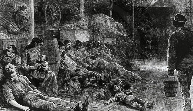 Холерный барак...