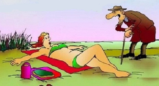 Место старик для лежанки искал...