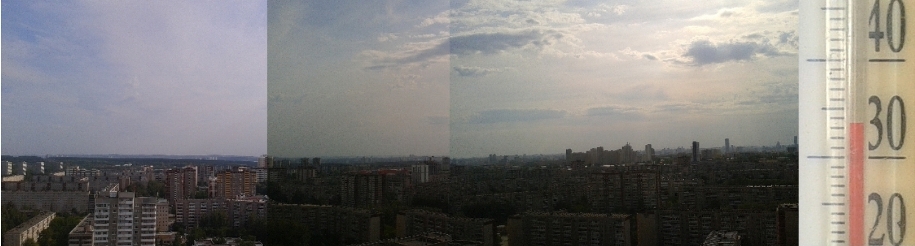 Июль опять испытывает горскую закалку...