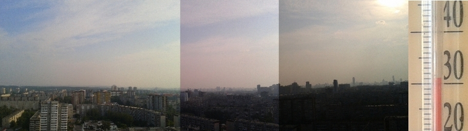 Трое суток зной - ни капли...