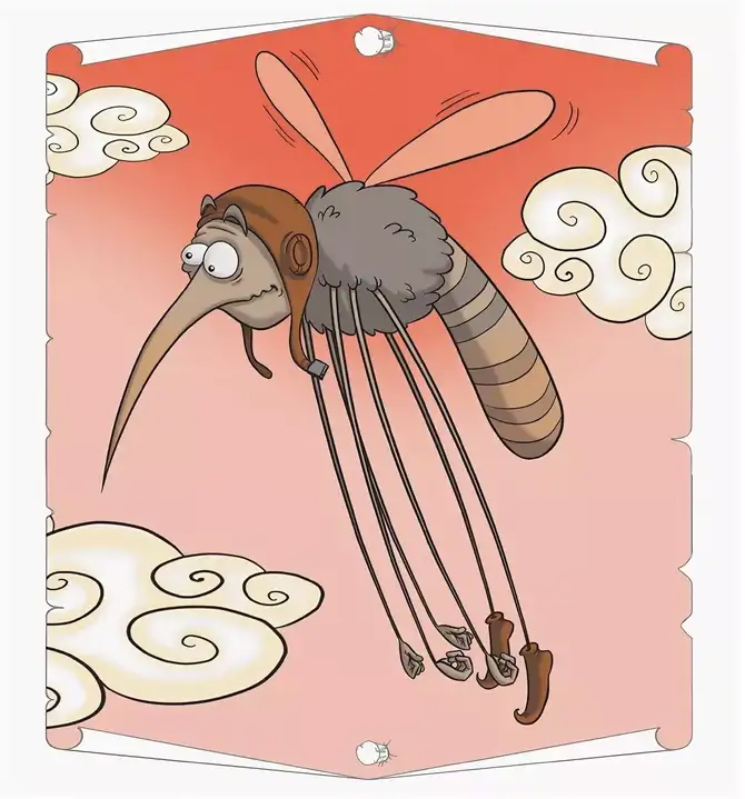 Прикольные картинки про комаров