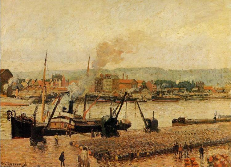 К. Писсарро. 285. Утро после дождя. Руан