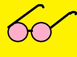 розовые очки 1. любитель кривизны, главн. не мешат
