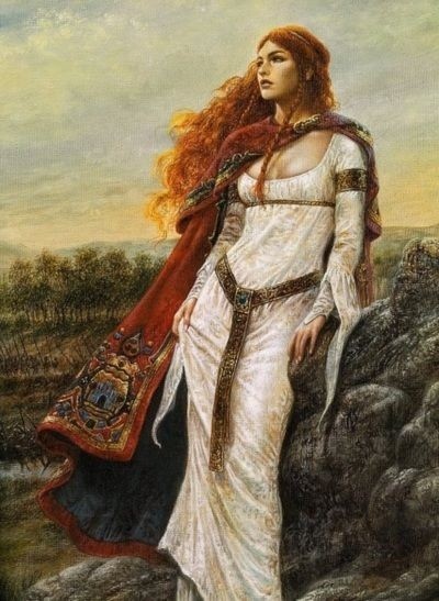 Посреди густого леса