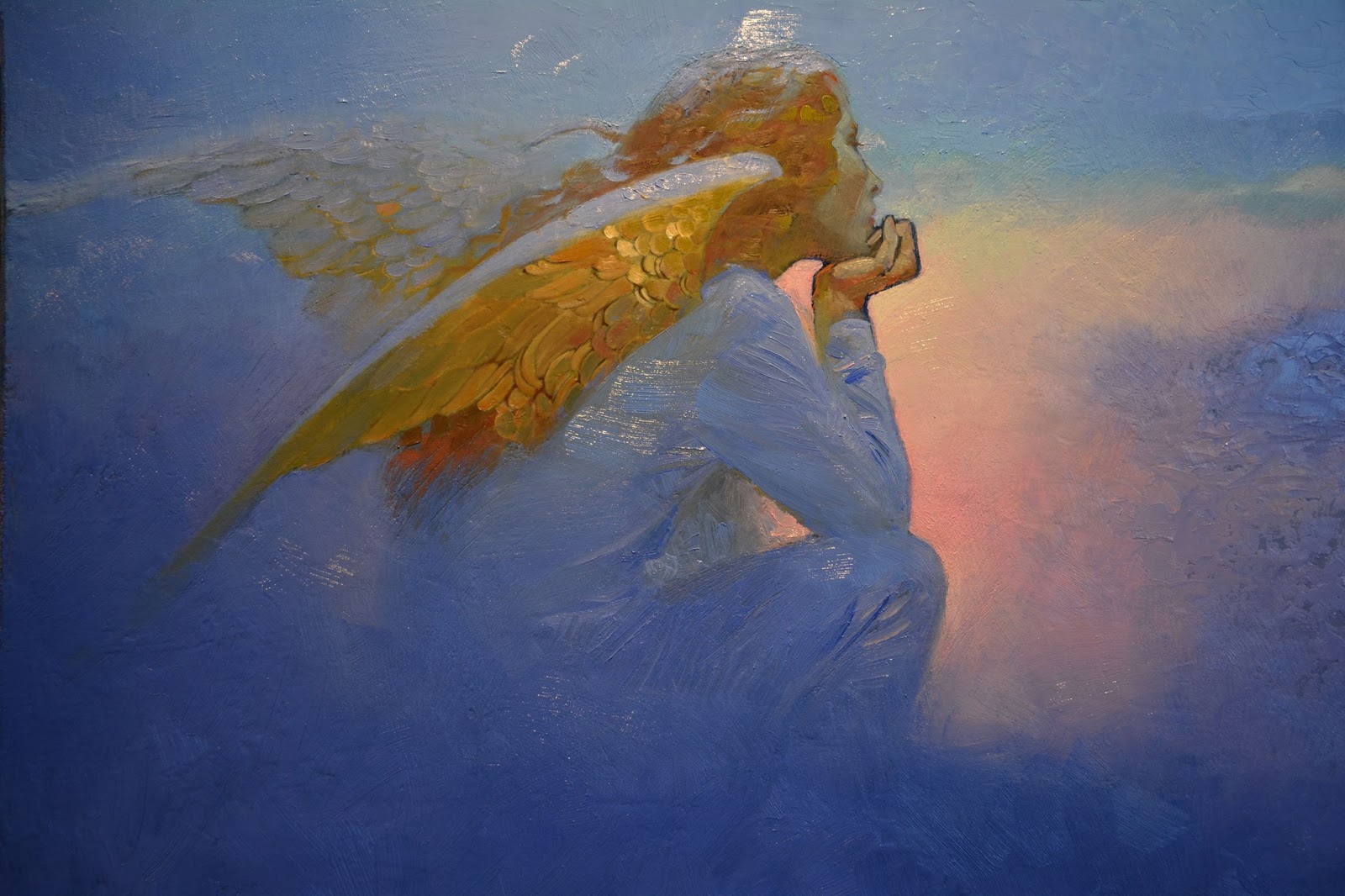 Обнимай меня крыльями. Ангелы художника Виктора Низовцева.