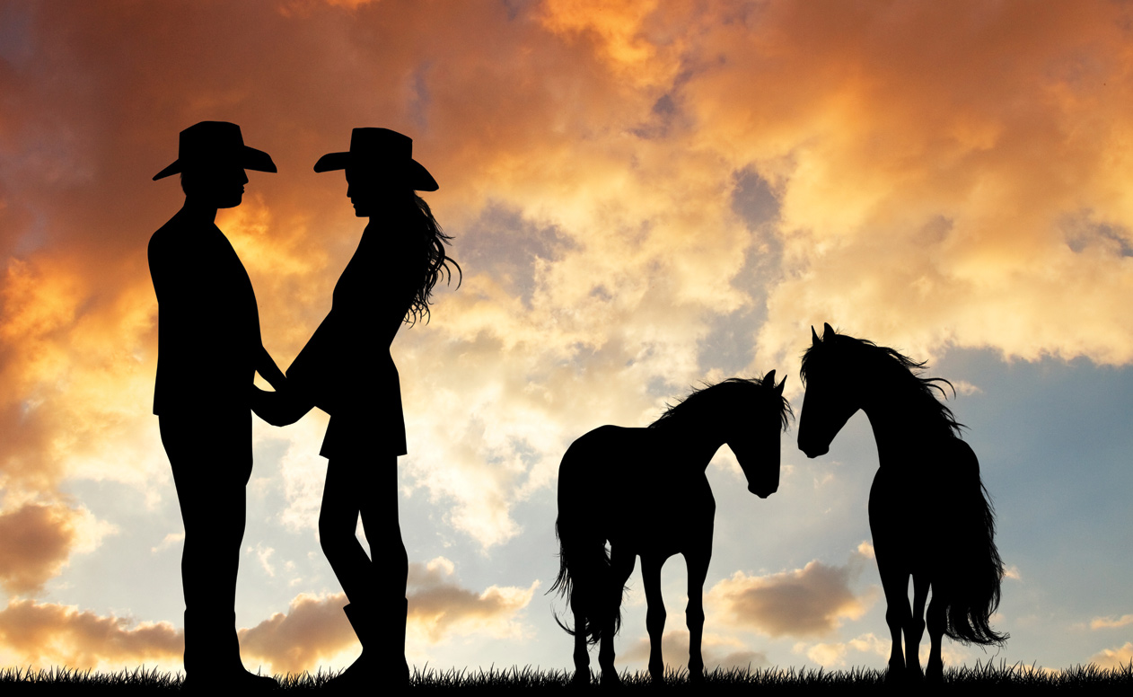 Люблю ковбоя. Влюбленные лошади. Парень на лошади на закате. Парень и девушка на лошади. Девушки Ковбои на закате.
