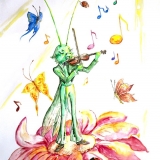 Смычок из белого тумана