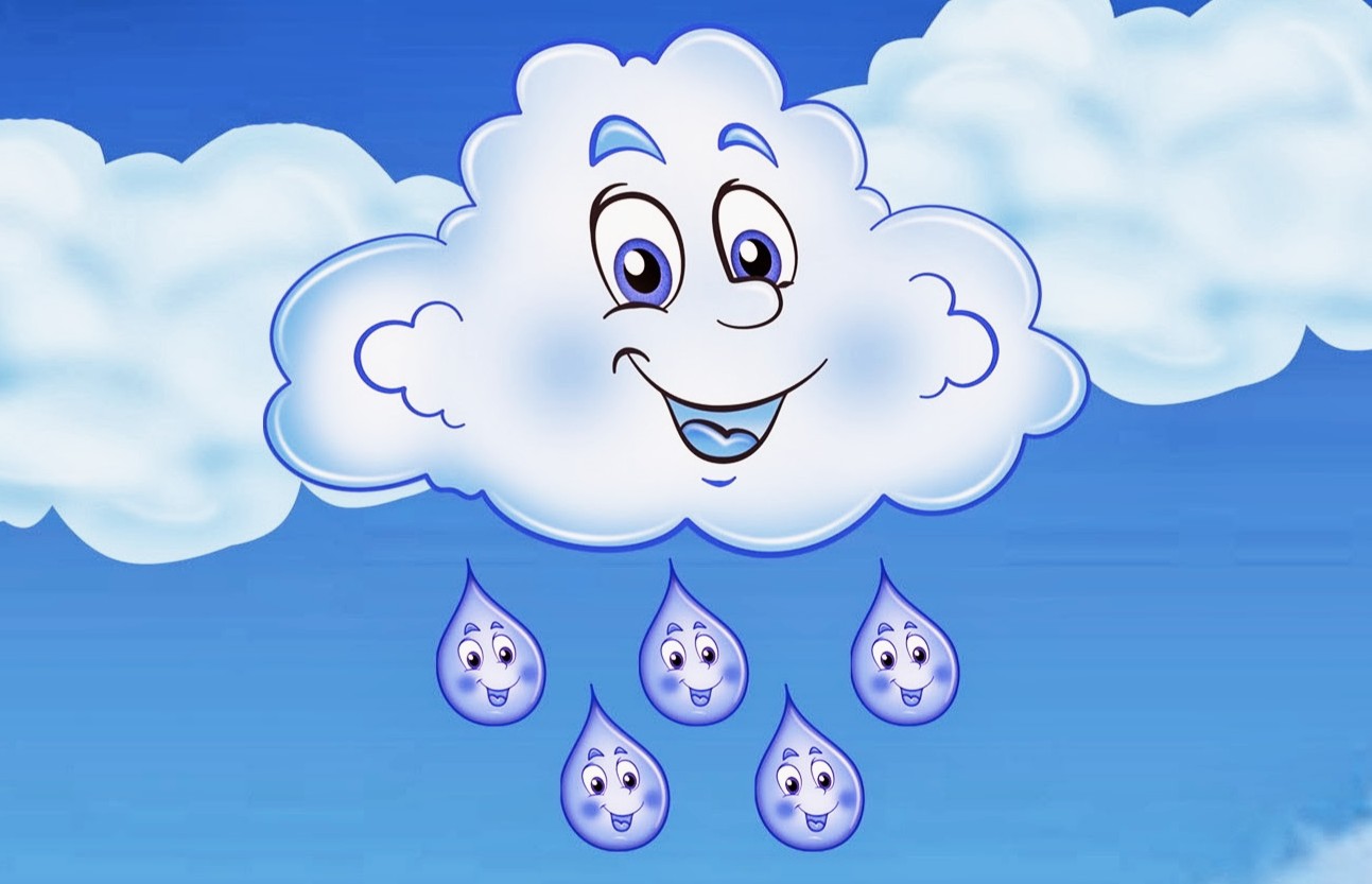 Песня небо детская облака. Тучка картинка для детей. Облака рисунок. Облака мультяшные. Веселая тучка картинки для детей.