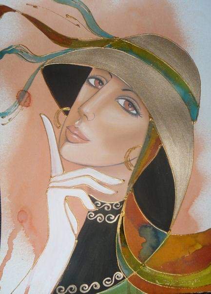 Женщина осень