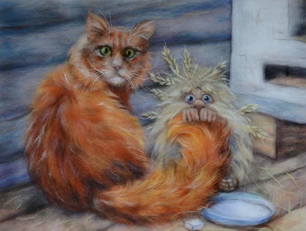 Кот и домовой (Серж Мухолович) / Стихи.ру