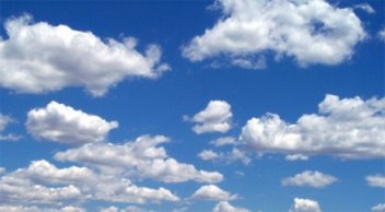 Облака издалека