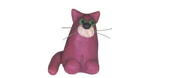 Слепить из пластилина котика