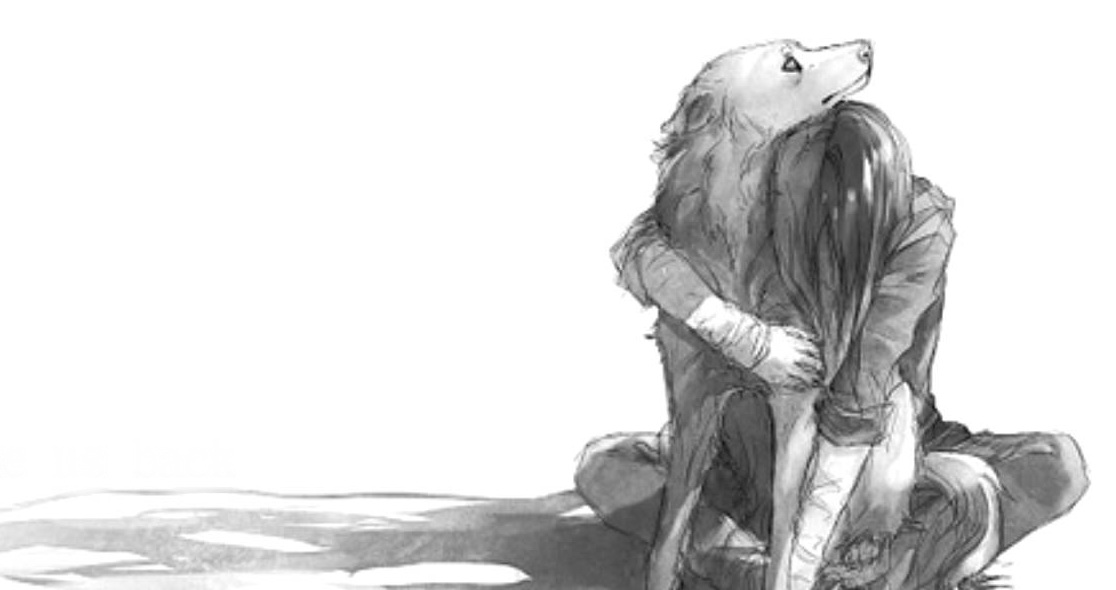 Пёс на пляже