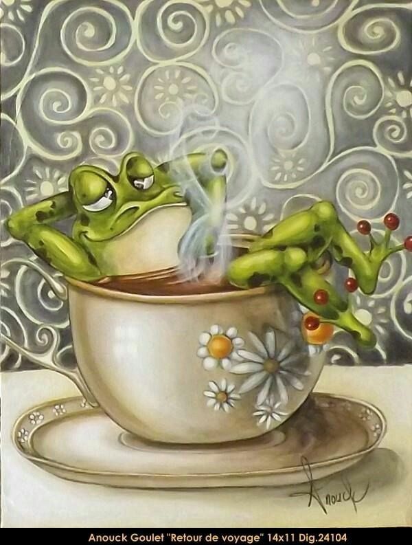 Как лягушка сама для себя воду делает
