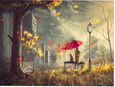 Осенние стихи про КОТА