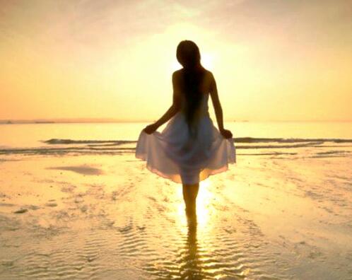 Озеро Ильмень в октябре... Девушка Линка