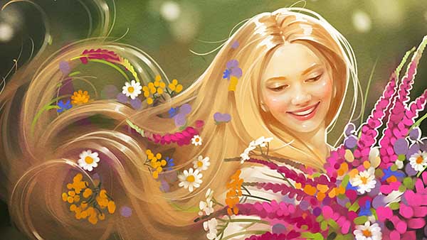 Рисую любовь акварелью