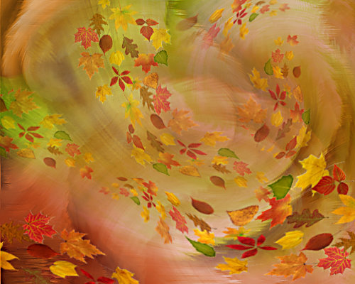 Осенний танец ветра