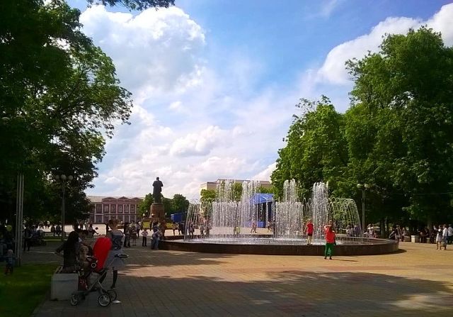 В Майкопе фонтанов не много